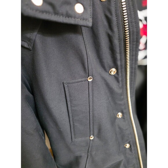 BRAND NEW Moose Knuckles Stirling Parka Jacket Mens Navy W/ White Fur Size: M - Picture 3 of 12